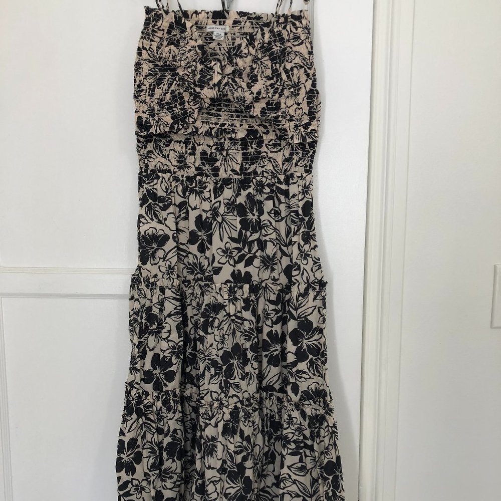 American Eagle Floral Top and Skirt Set